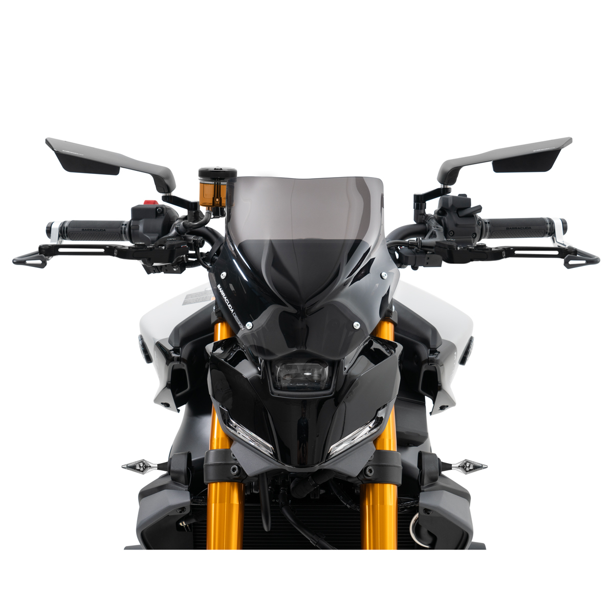 Barracuda SKIN AIR RACING Mirrors for Naked Bikes