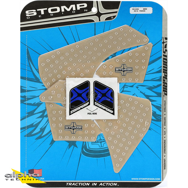 Stompgrip clear, Volcano, for BMW F800GS, 2009-2012