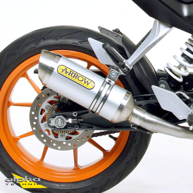 ARROW Aluminium THUNDER Exhaust for KTM 125RC / 390RC / 390 Duke 2013-2016