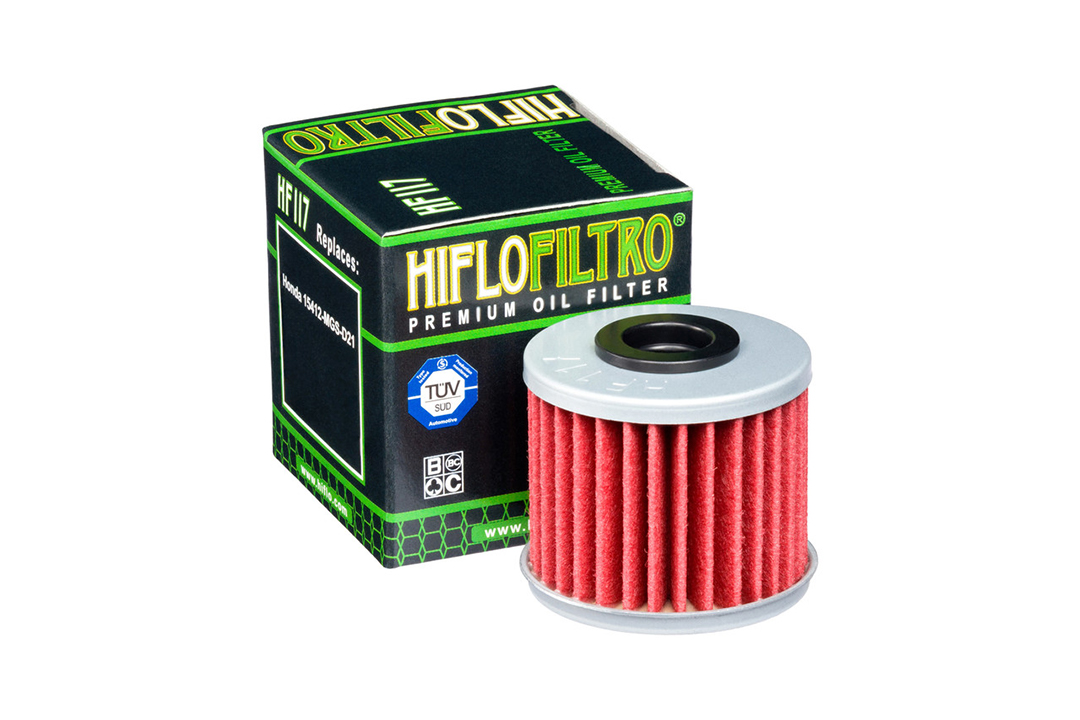 HIFLO oil filter HF117 for various Honda models