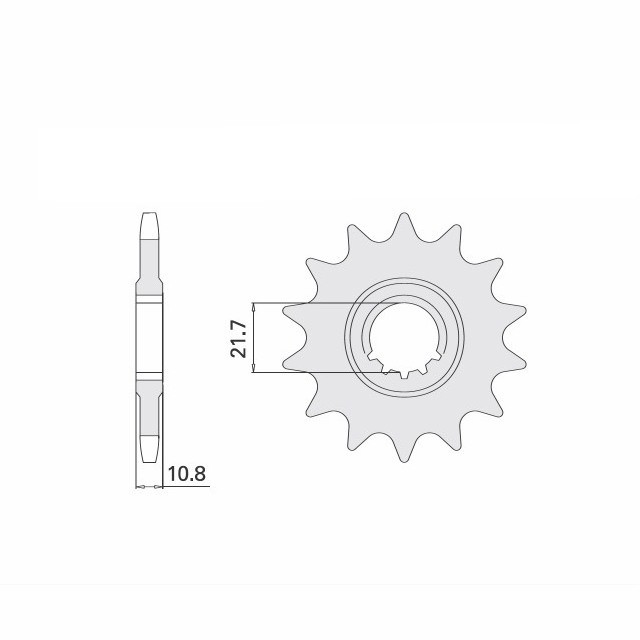 Sprocket, 15 teeth, pitch 532