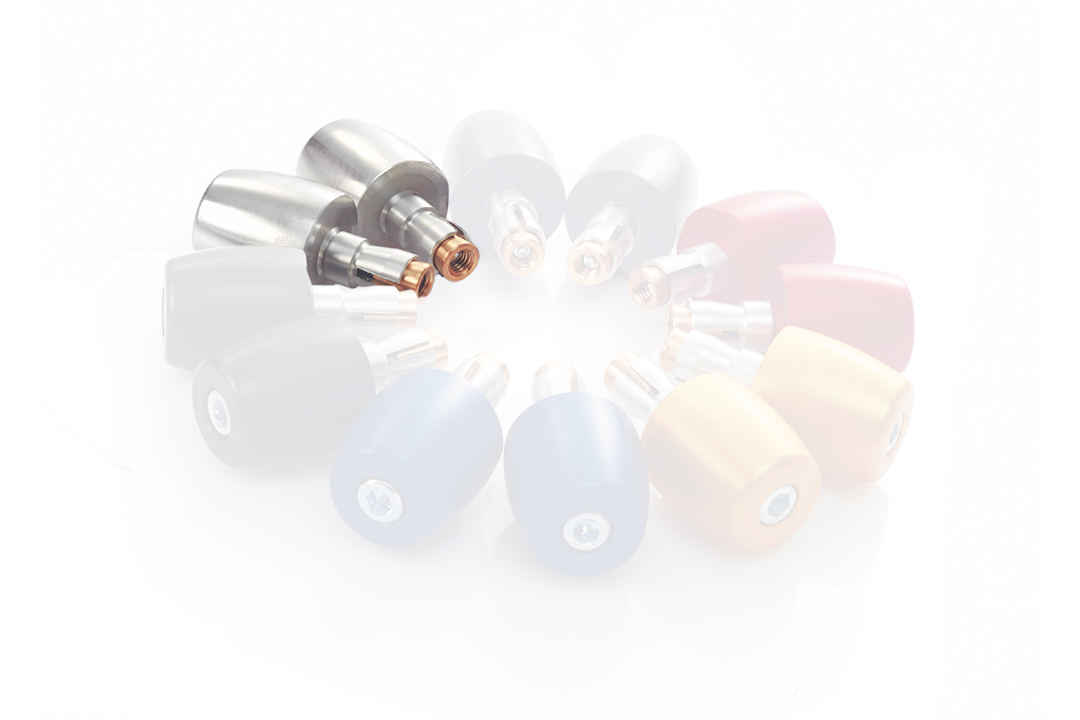 TRW handlebarenden Classic MCL212-C Aluminium, silver anodised