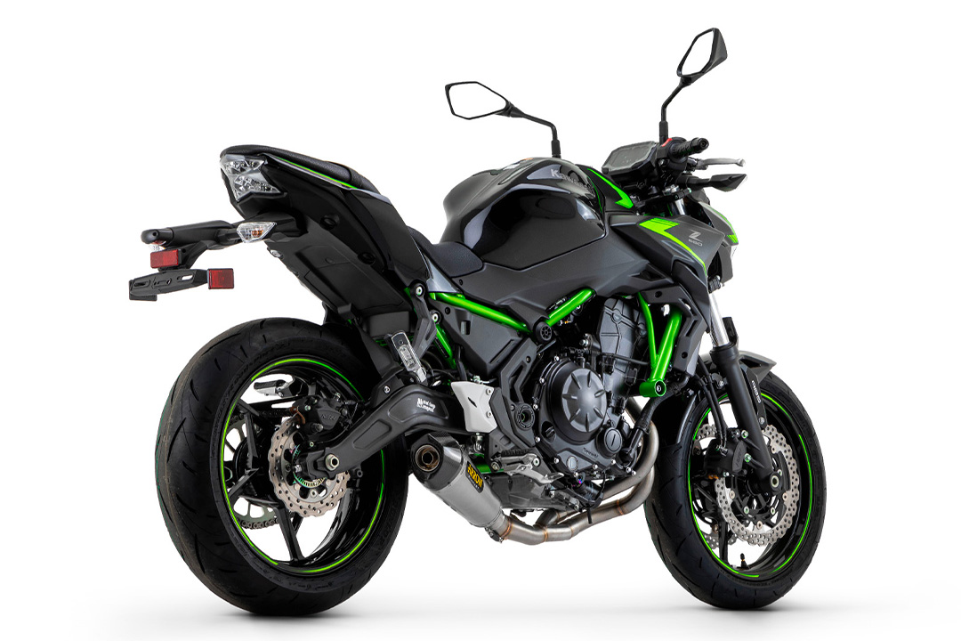 ARROW exhaust system X-KONE Stainless Steel for Kawasaki Z650 and Ninja 650 Model Year 2021-