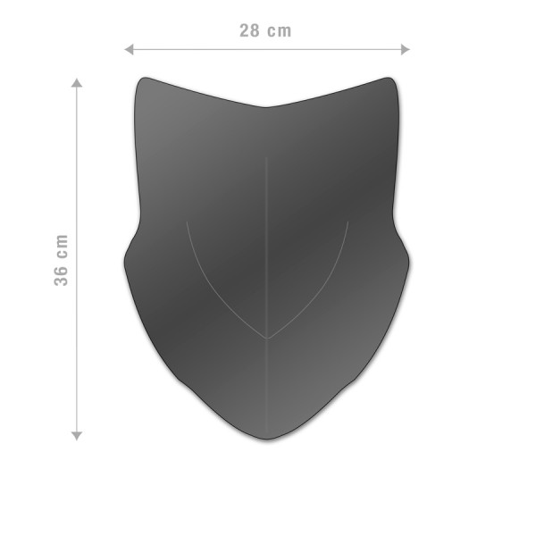 Barracuda Aerosport Plexiglas Windscreen for Yamaha Tracer 700 2020-