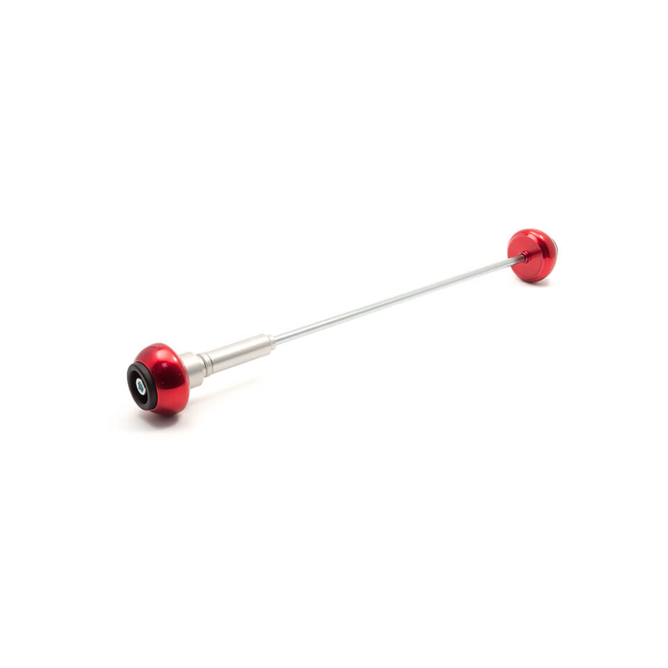 LSL Axle Balls Classic, for various Kawasaki, signal red, rear axle