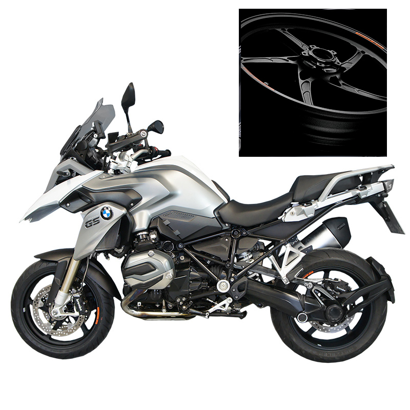 OZ Piega 17" Conversion Kit BMW R1200GS Black incl. alpha Racing brake discn