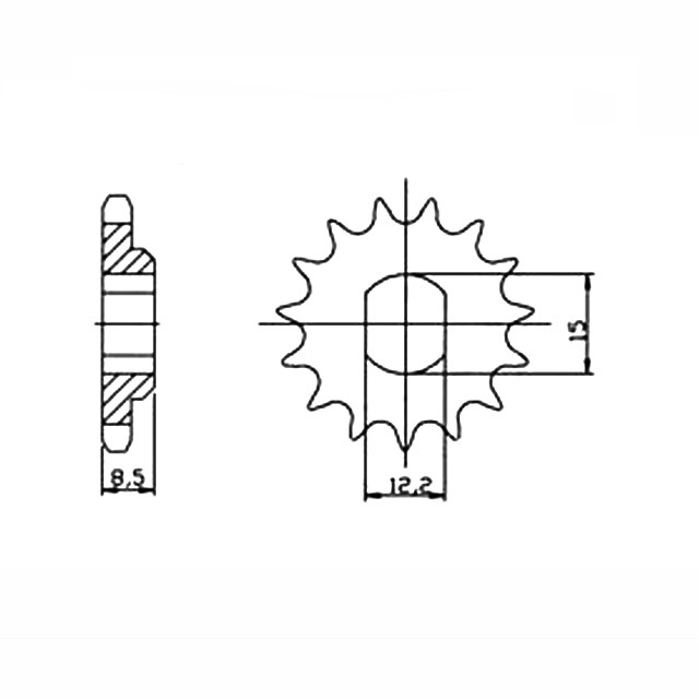 Sprocket, 11 teeth, 415 pitch