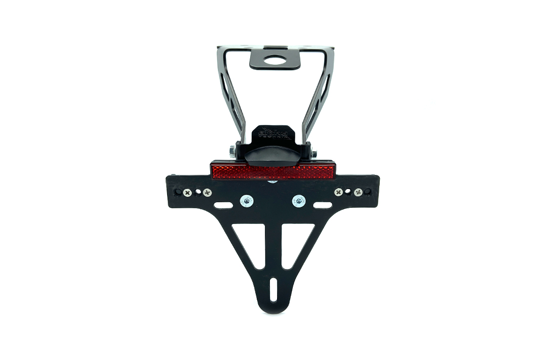 alpha Technik Number Plate Holder for Suzuki GSX-S1000GT and GSX-S1000GX, Type WEK0 / WEK3, Model Year 2021-