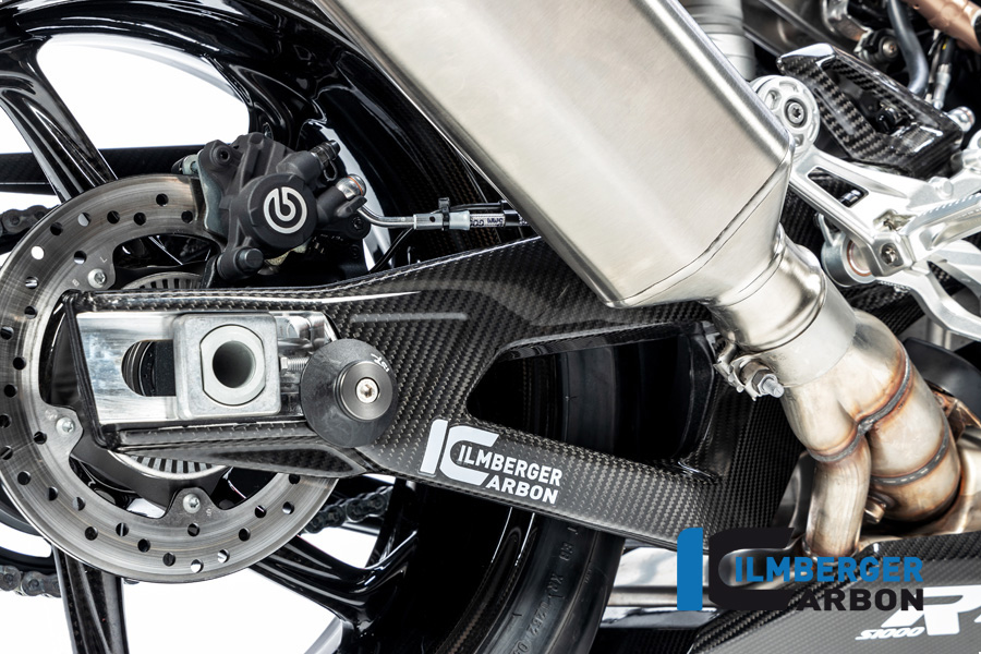 Ilmberger Carbon Swingarm Cover right side R/S, gloss, BMW M1000RR, S1000RR, 2023-
