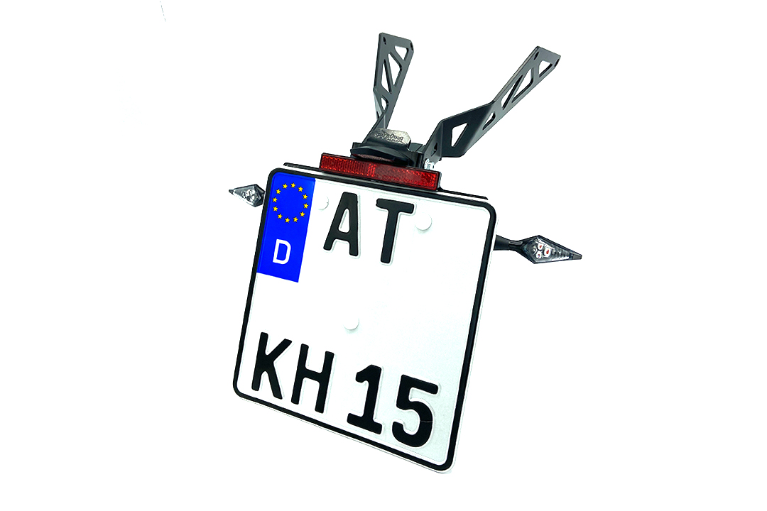 alpha Technik License Plate Holder for Honda CB650R / CBR650R / CB 1000 Hornet, from model year 2021