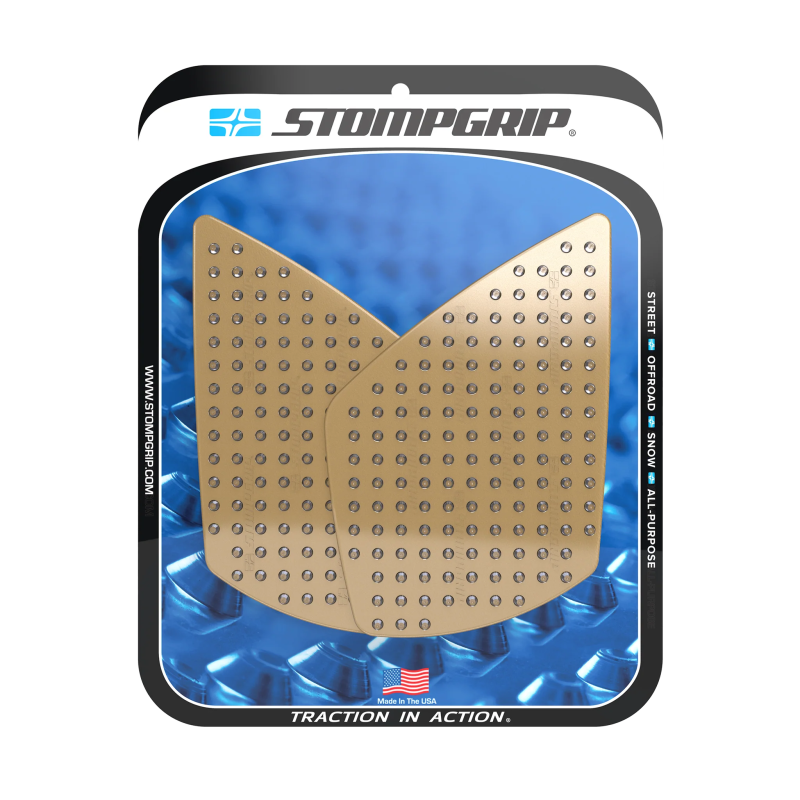 Stompgrip fuel tank Pad clear, Volcano, Streetbike fuel tank Kit for