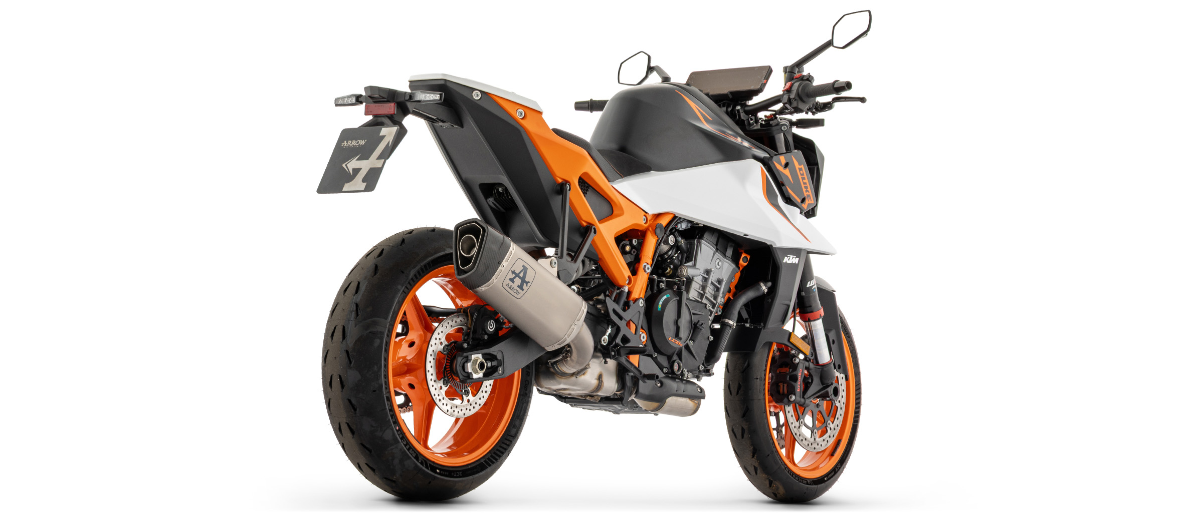 ARROW PISTA Slip-On Titanium for KTM 990 DUKE, 2026-