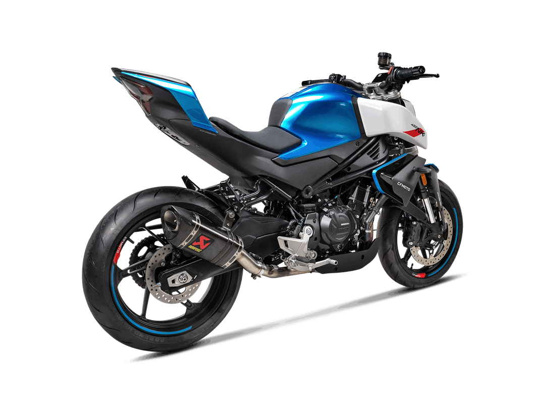 Akrapovic Slip-On Line (Carbon) for CFMOTO 450SR, 450NK from model year 2024-2025