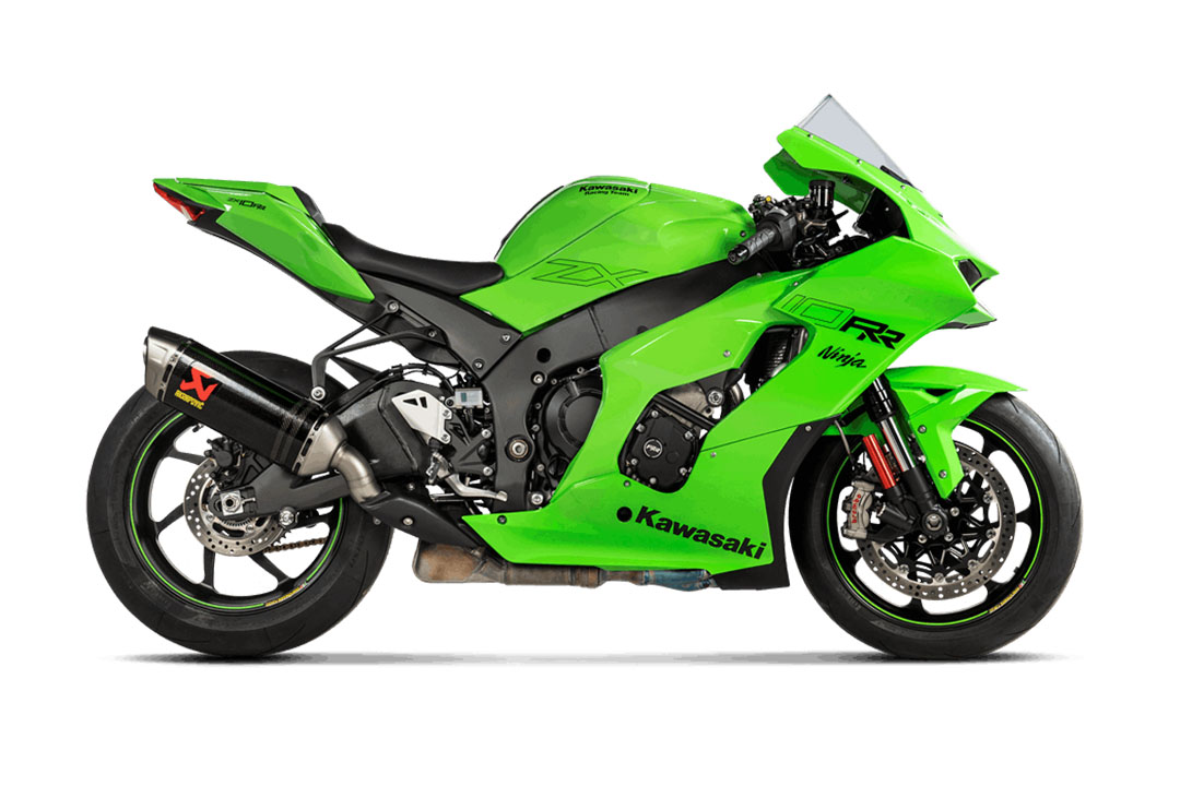 Akrapovic Slip-On Line (Carbon) Exhaust for Kawasaki Ninja ZX-10R and ZX-10RR from model year 2021-
