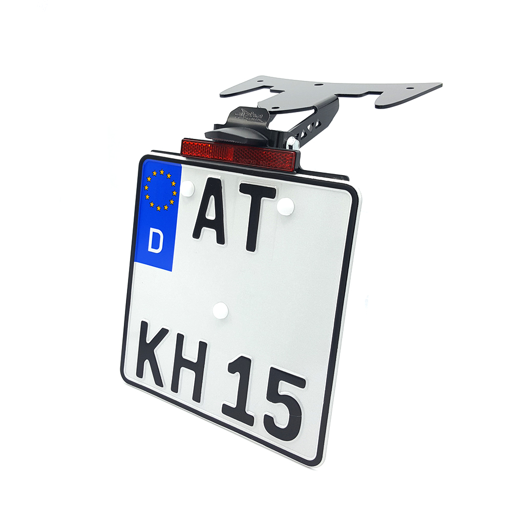 alpha Technik License Plate Holder for Kawasaki ZZR1400; TYPE ZXT40H; Model Year 2016-