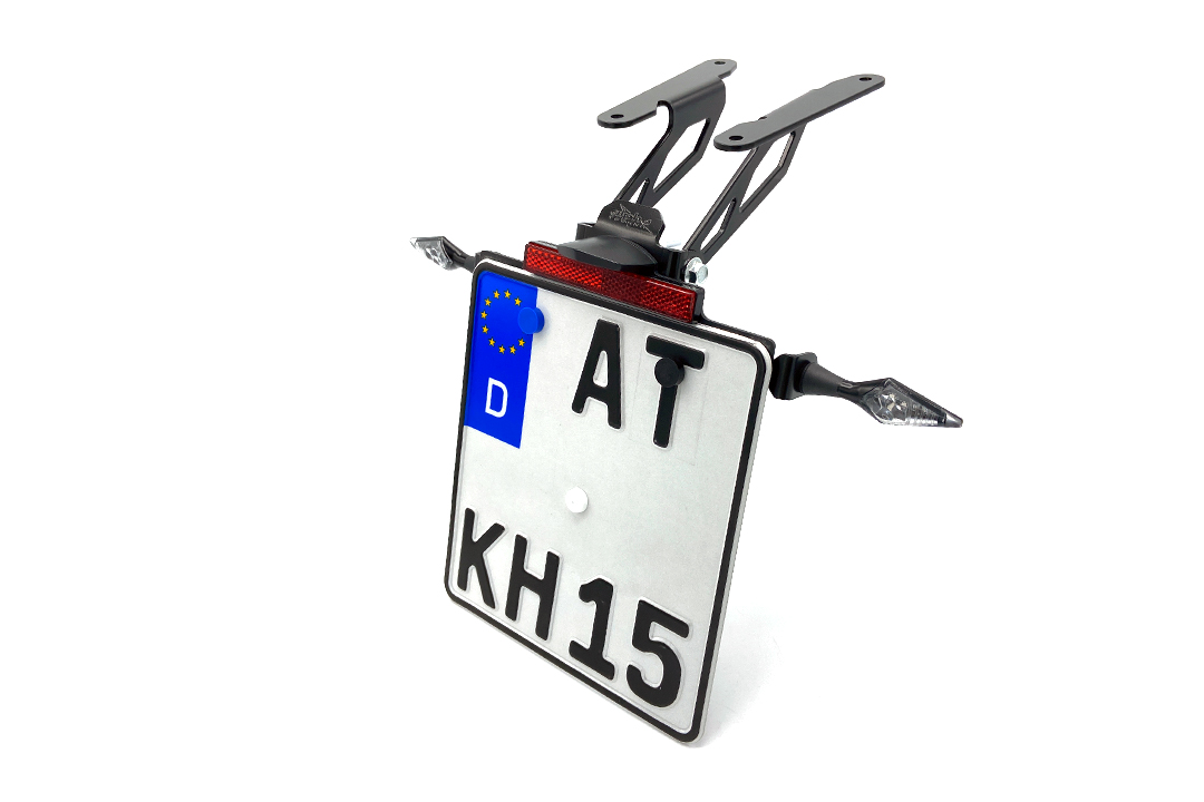 alpha Technik Number Plate Holder for KTM 390 Adventure from Model Year 2020, Type: KTM Is Adventure