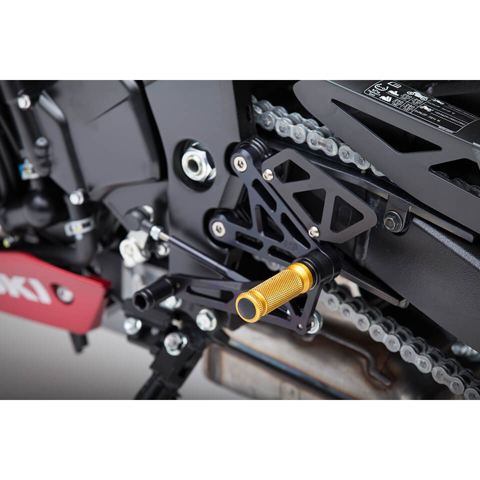 LSL footrest system for Suzuki GSX-S1000, 2015-, black