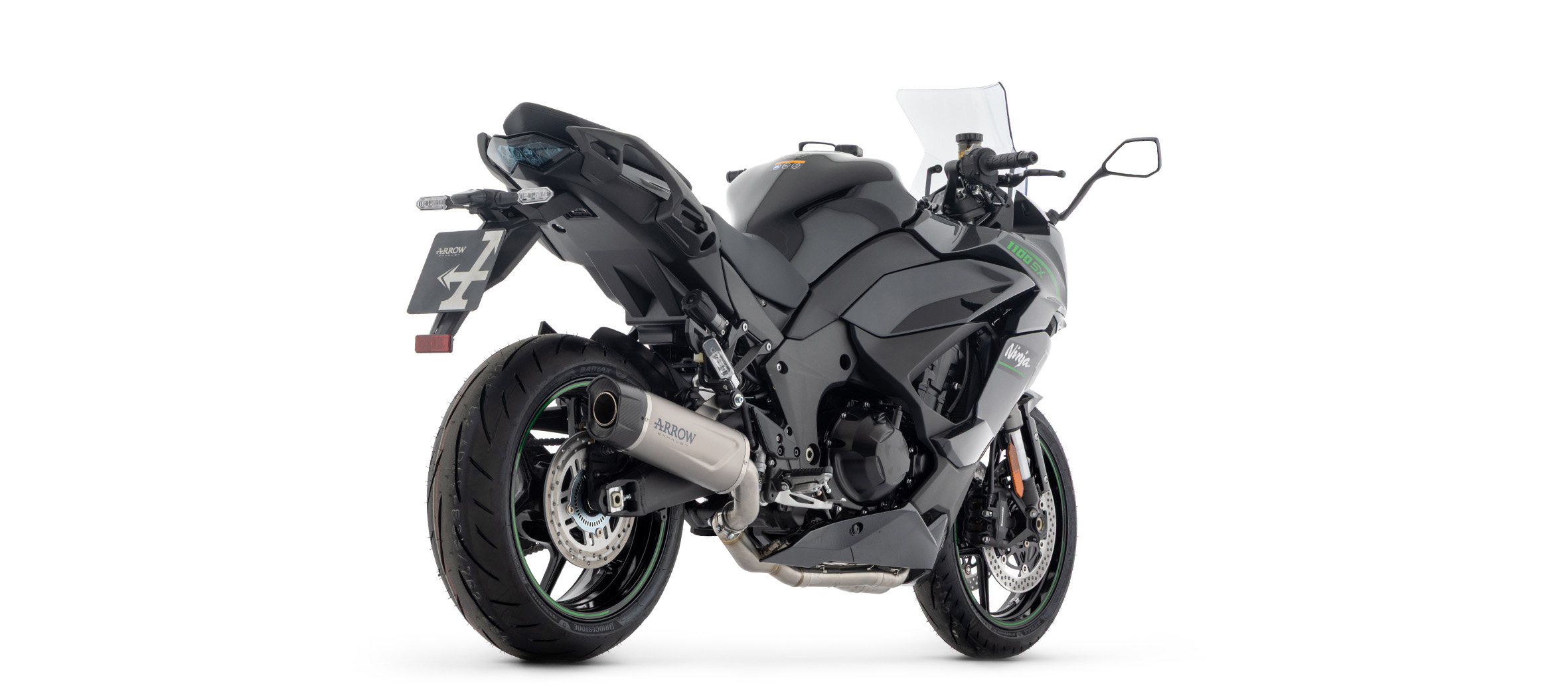 ARROW INDY RACE EVO Titanium Exhaust for Kawasaki Ninja 1100 SX Model Year 2025-