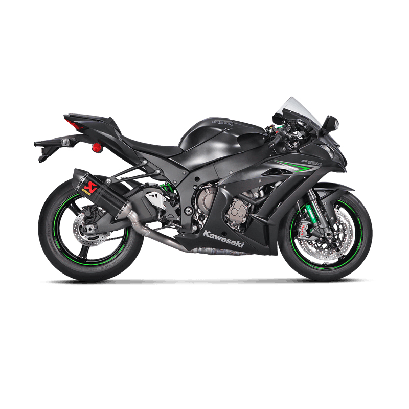 Akrapovic Slip-On Line (Carbon) Exhaust for Kawasaki Ninja ZX-10R, Ninja ZX-10R SE, ZX-10RR