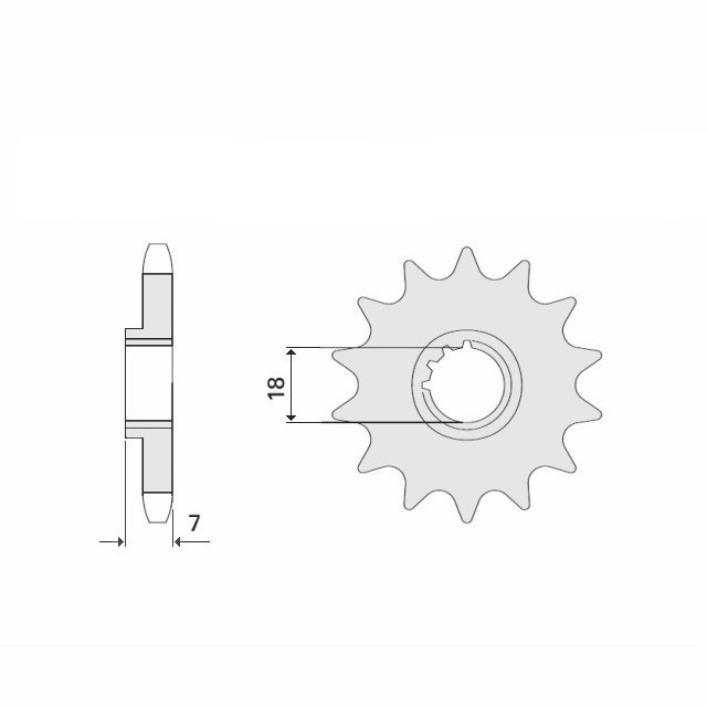 DID chain kit with 520ZVM-X chain, standard colour, for Suzuki RMZ250, model year 2007-2009