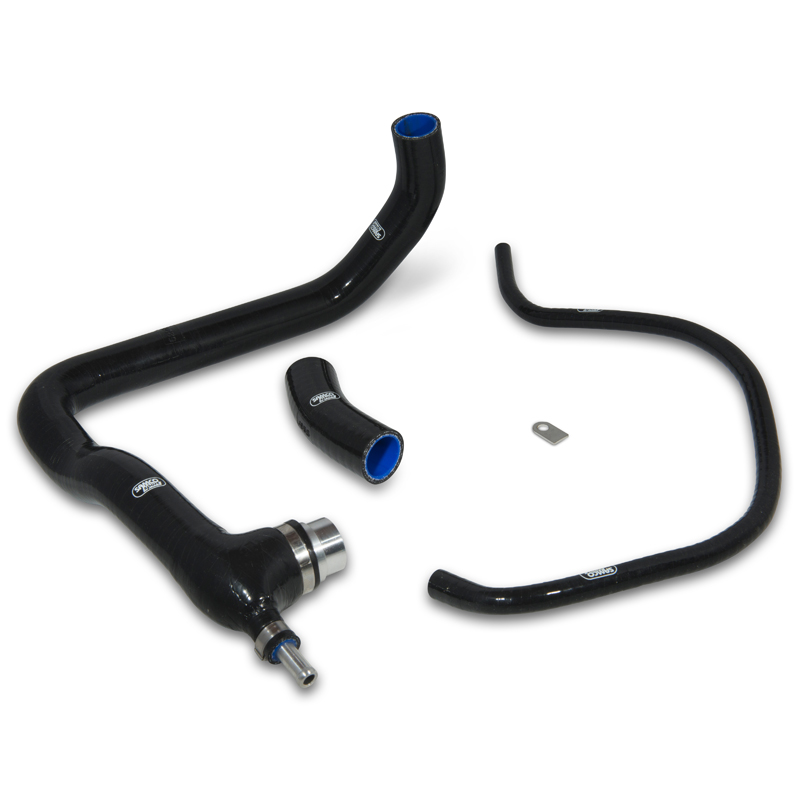 SAMCO SPORT Silicone Hose Kit thermostat Bypass Black for Yamaha YZF-R1/M, 2015-2019