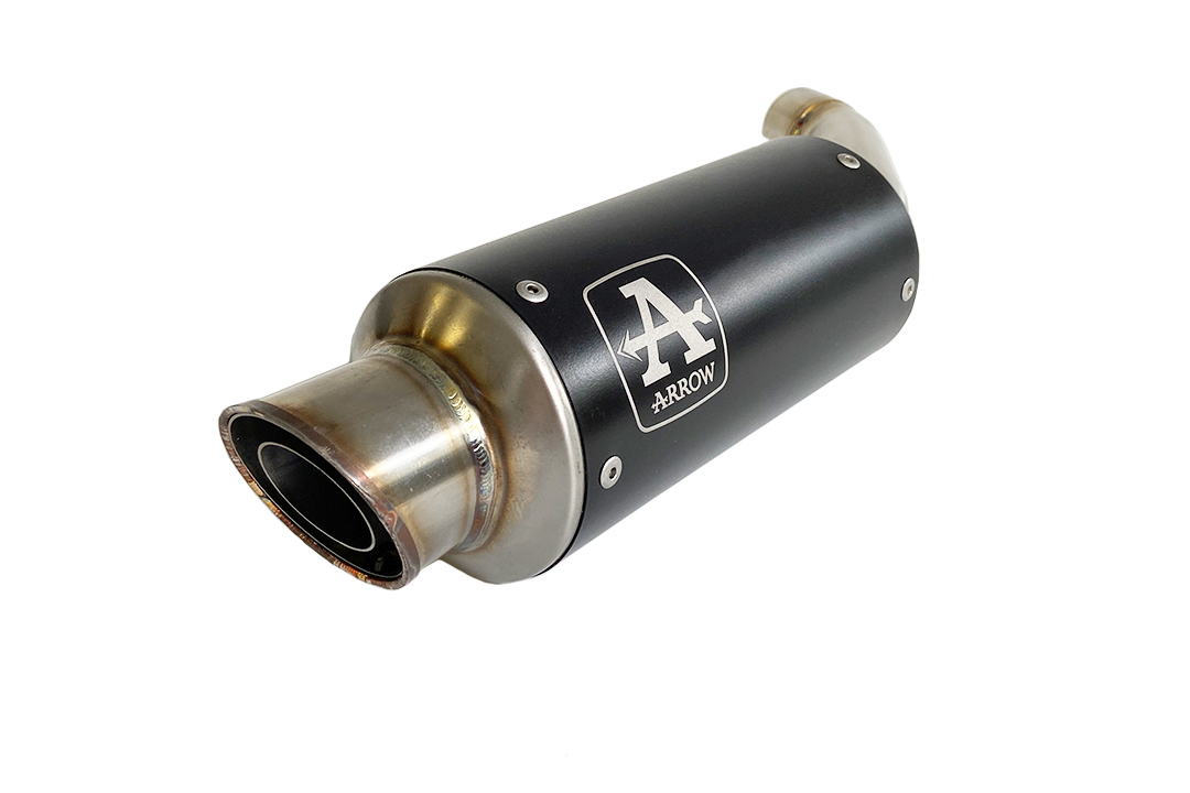 ARROW Exhaust DARK GP2 Stainless Steel for Husqvarna Svartpilen 401 / Vitpilen 401
