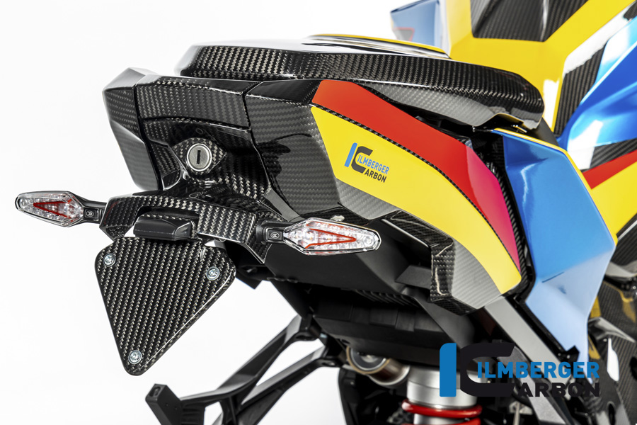 Ilmberger Carbon Licence Plate Holder (short version), glossy, BMW S1000XR 2020-