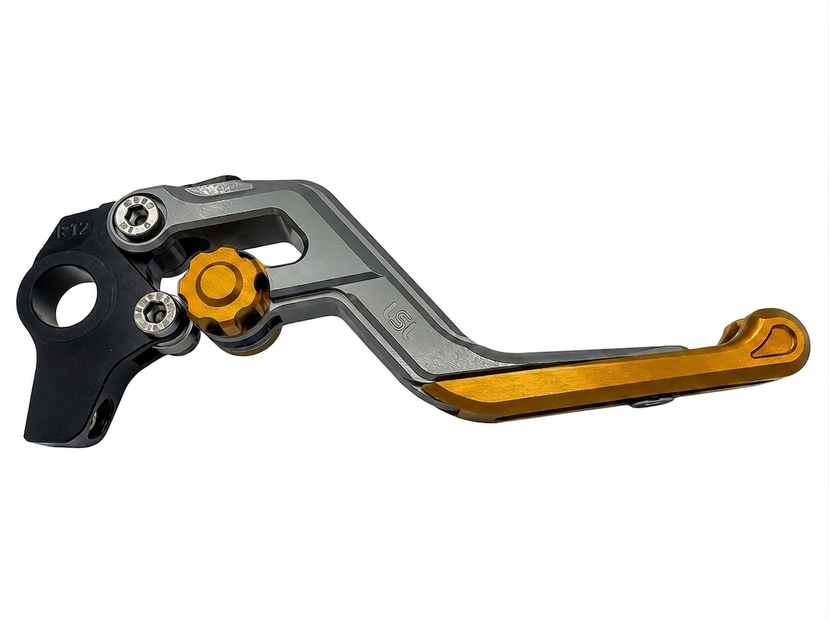 LSL ERGONIA Brake Lever R18R Silver/Gold/Gold
