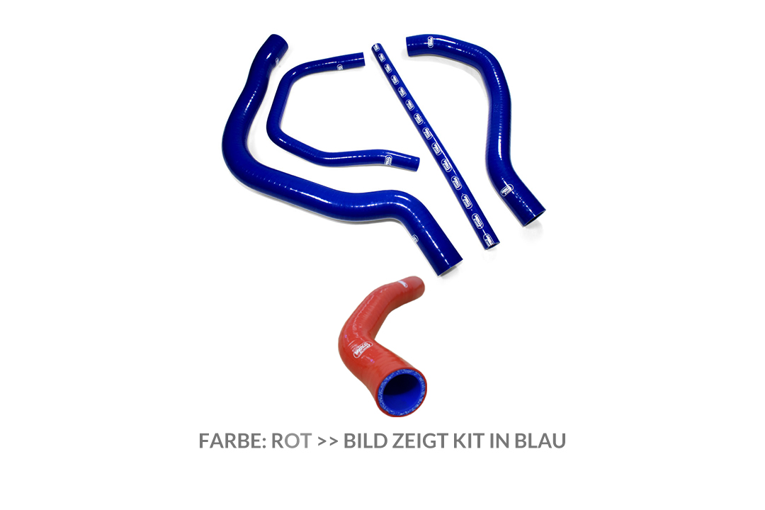 SAMCO SPORT Silicone Hose Kit Red for Yamaha YZF750R Model Year 1995-1998