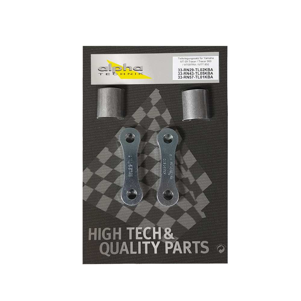 alpha Technik Lowering Kit 30mm for Yamaha Tracer 900, GT; Type RN57; Model Year 2018-