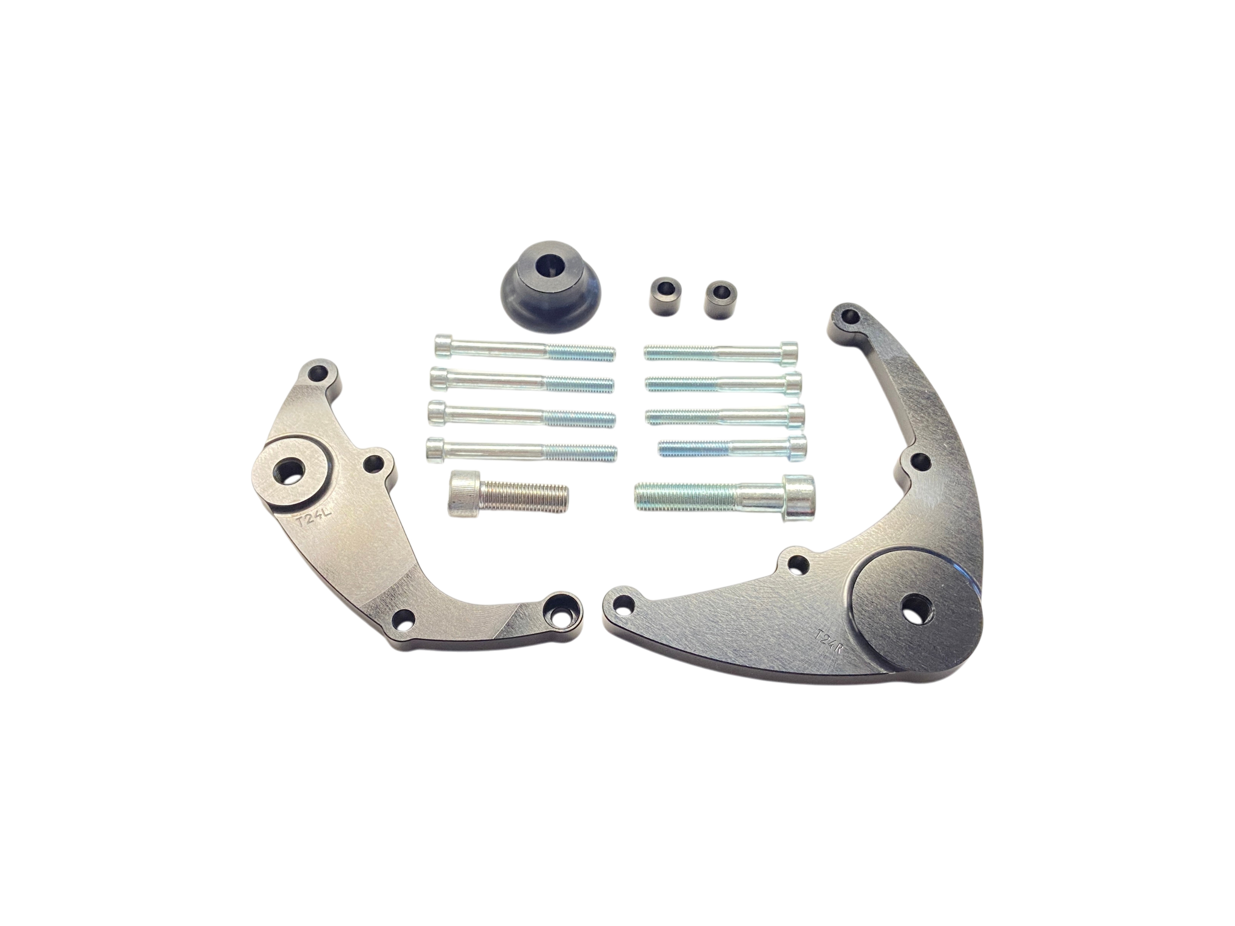 LSL Crash Pad Mounting Kit for Triumph Thruxton/Bonneville, black