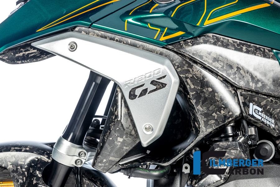 Ilmberger Carbon Air Outlet Fairing left side L/S Black Diamond Carbon, matte, BMW R1300GS 2023-
