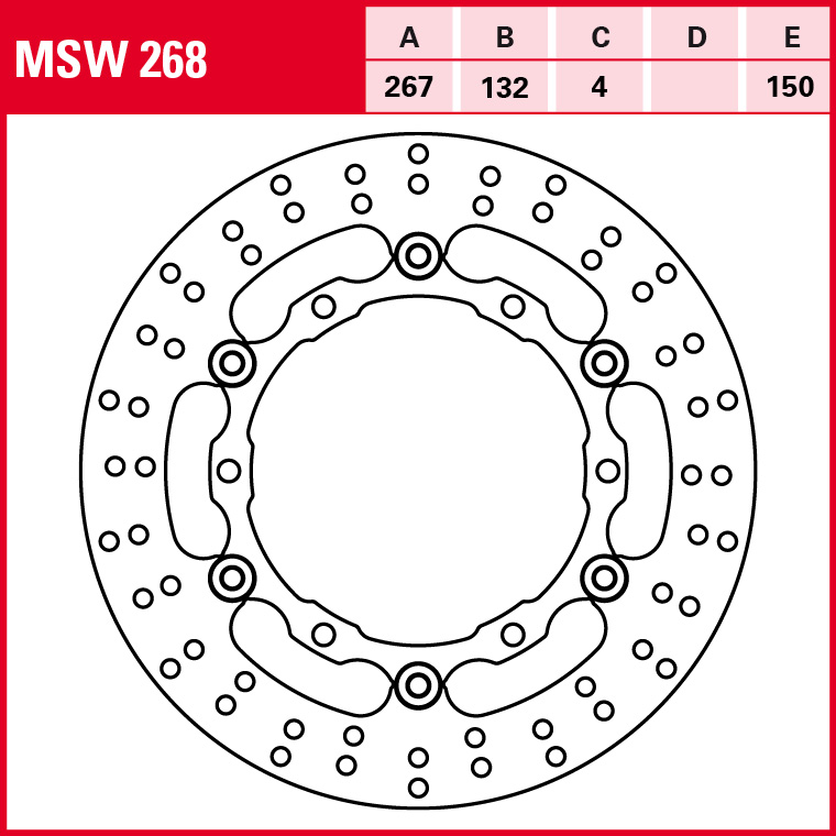 TRW brake disc All-round Floating MSW268