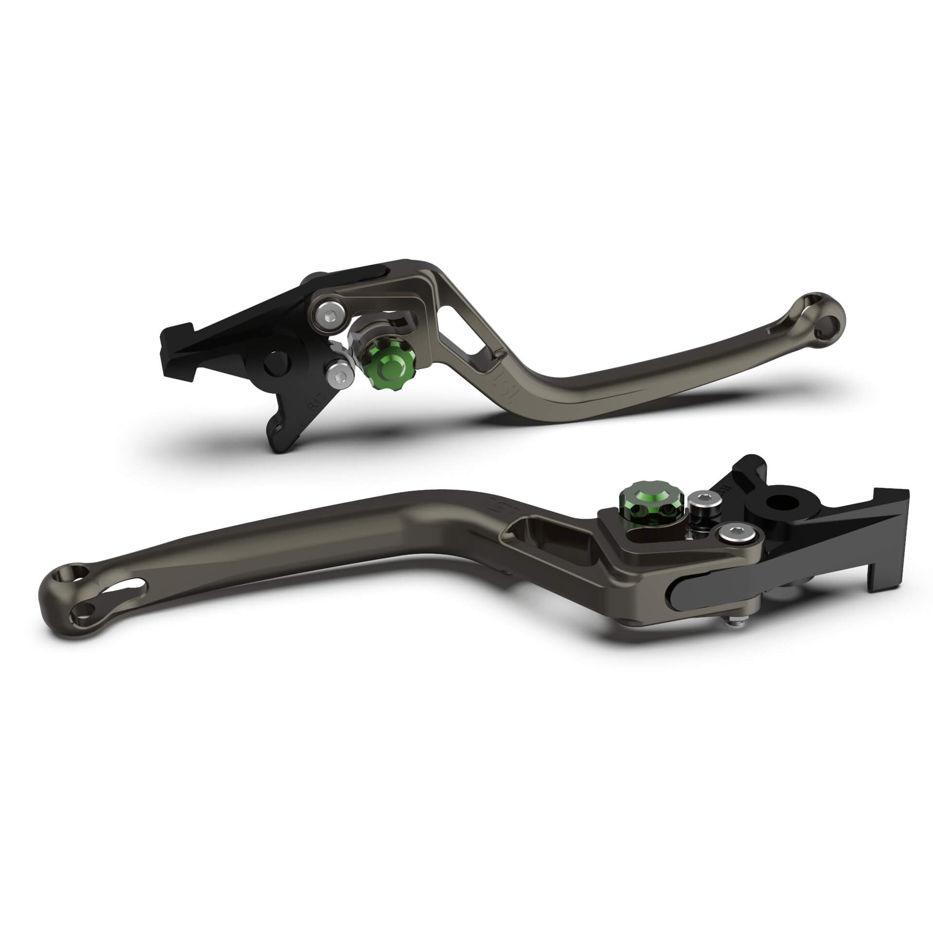LSL clutch lever BOW L72, anthracite/green
