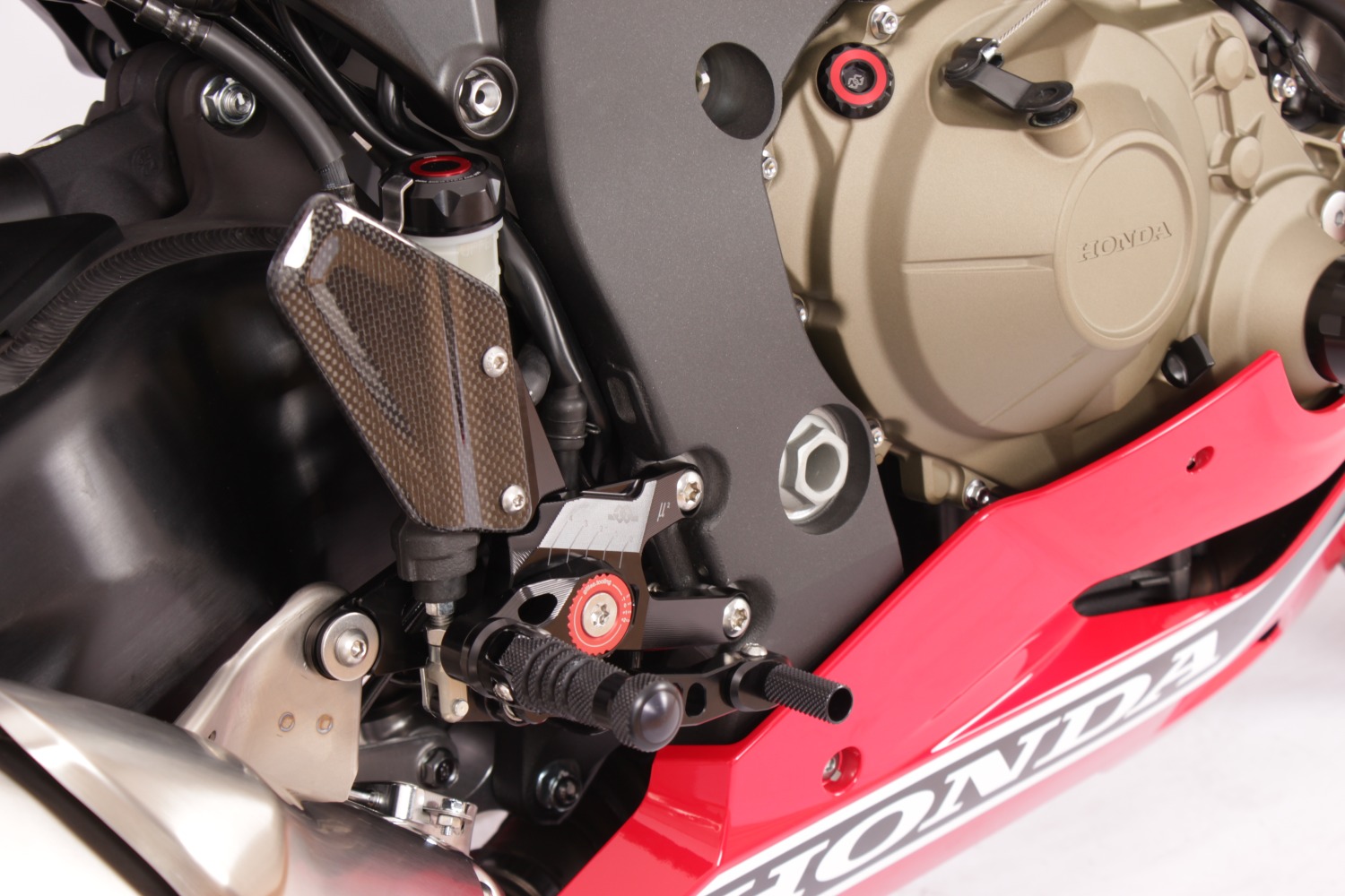 GILLES MUE2 footrestenanlage for Honda CBR1000RR SC77 Black