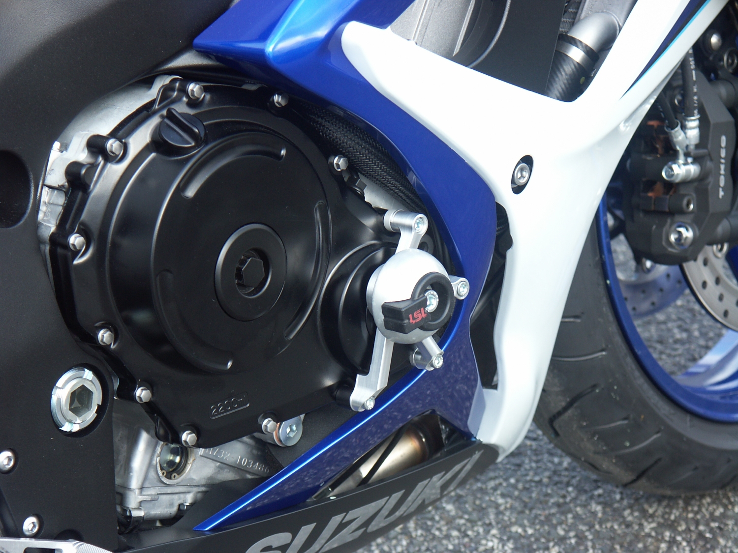 LSL Crash Pad Mounting Kit for Suzuki GSX-R600/ GSX-R750, 2006-2010