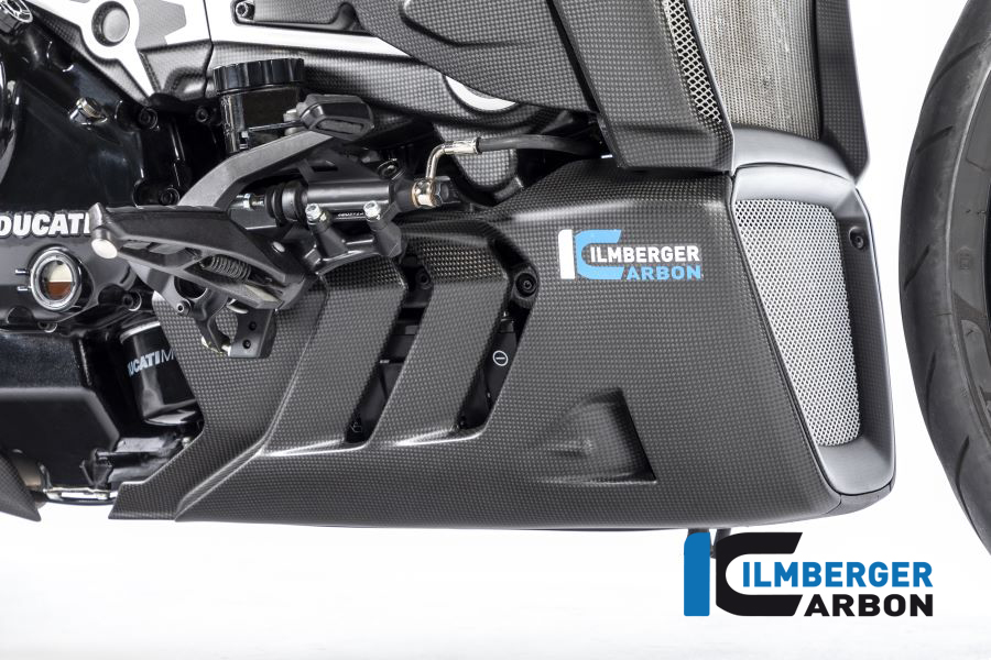 Ilmberger Carbon Engine Spoiler right side R/S, matt, Ducati XDiavel / S 2018-