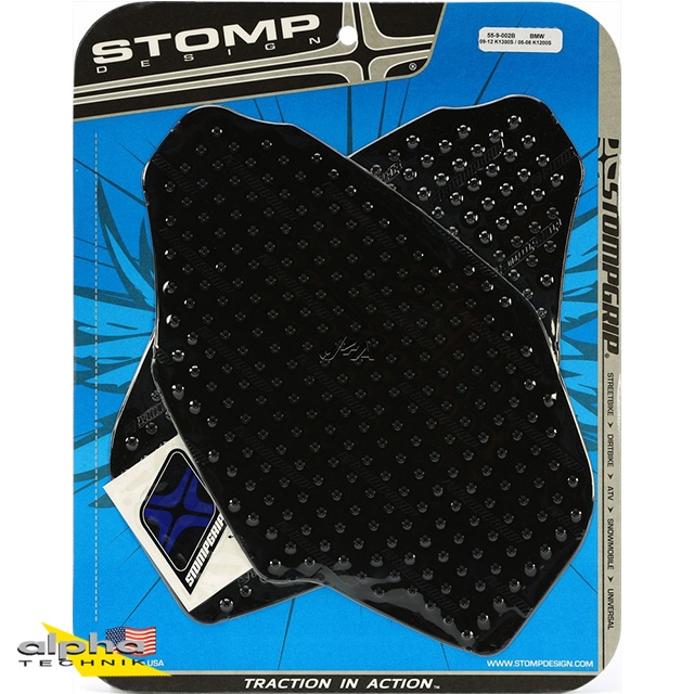 Stompgrip black, Volcano, for BMW K1200S, 2003-2009, K1300S, 2009-2016