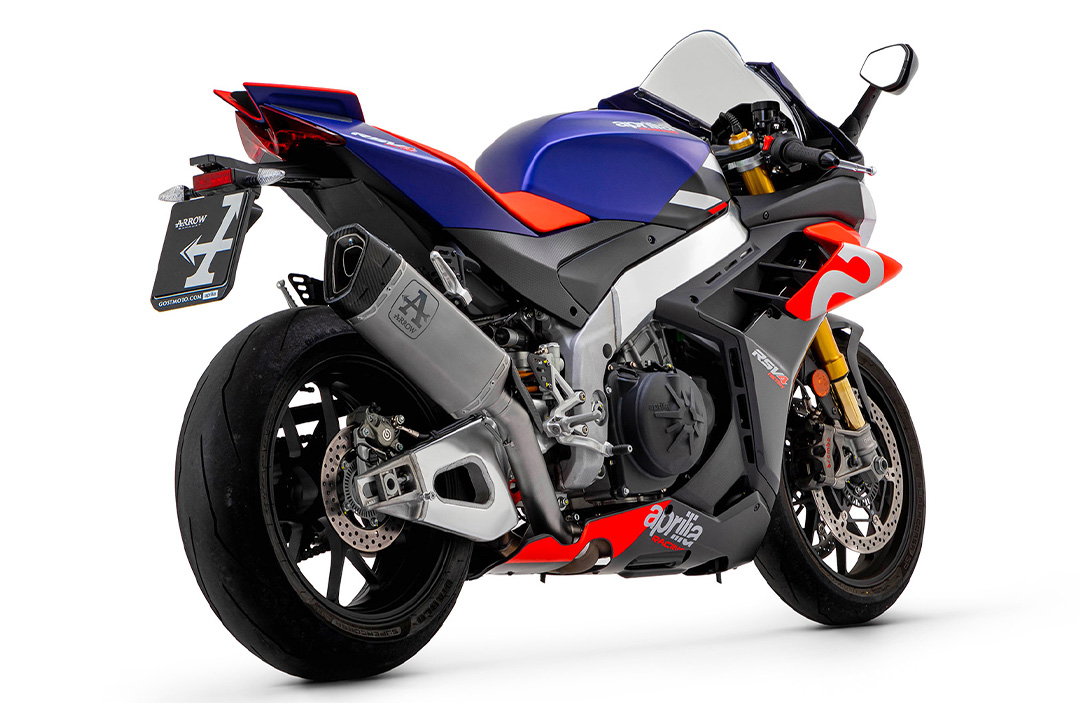 ARROW PISTA Racing Exhaust with Stainless Steel Link Pipe for Aprilia RSV4 1100 Factory 2021-, Tuono V4 2025-