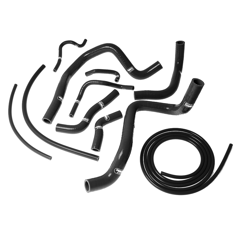 SAMCO SPORT Silicone Hose Kit black for Honda CBR400 Model Year 1990-1994