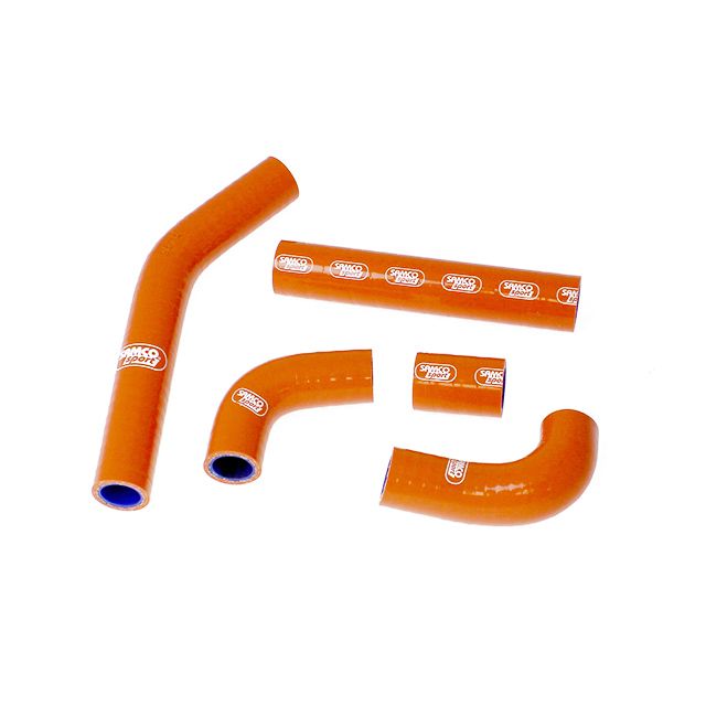 SAMCO SPORT Silicone Hose Kit orange for KTM 125 EXC 125 XCW OEM Design 200 EXC 200 XC-W Husaberg TE125 Model Year 2008-2012