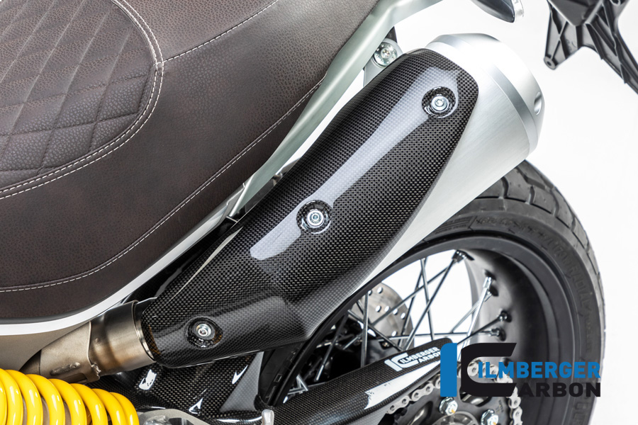 Ilmberger Carbon Exhaust Heat Shield left side L/S Glossy