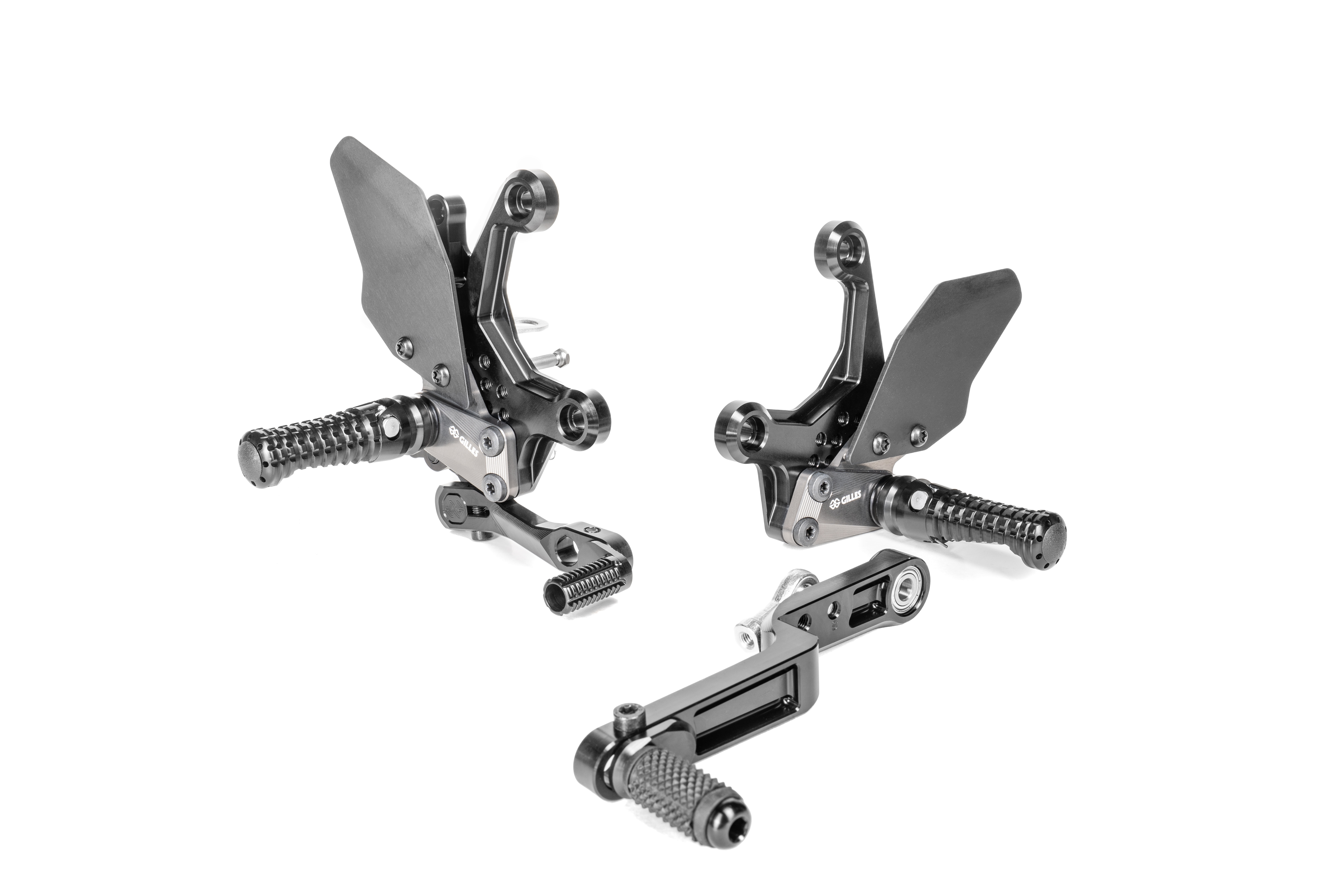 GILLES AS31GT3 footrest Rearset System Black for Honda CB750 Hornet 2023- , CBR500R 2021-