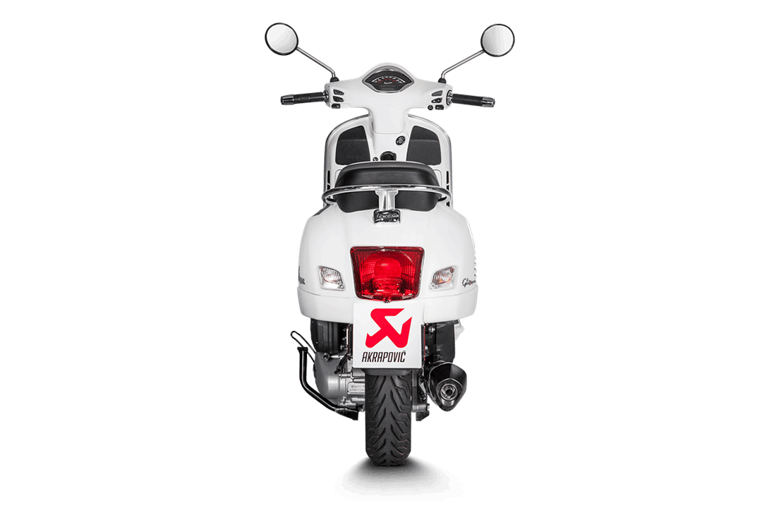 Akrapovic Slip-On Line (SS) Exhaust for Vespa GTS Super 125 / Sport / Tech from model year 2021