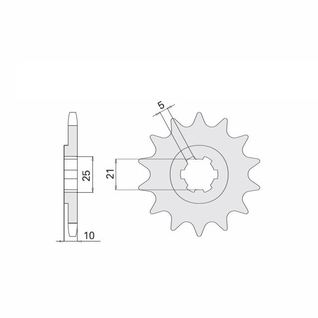 DID Chain Kit with 520VX3 Chain, standard colour, for Cagiva Canyon 500