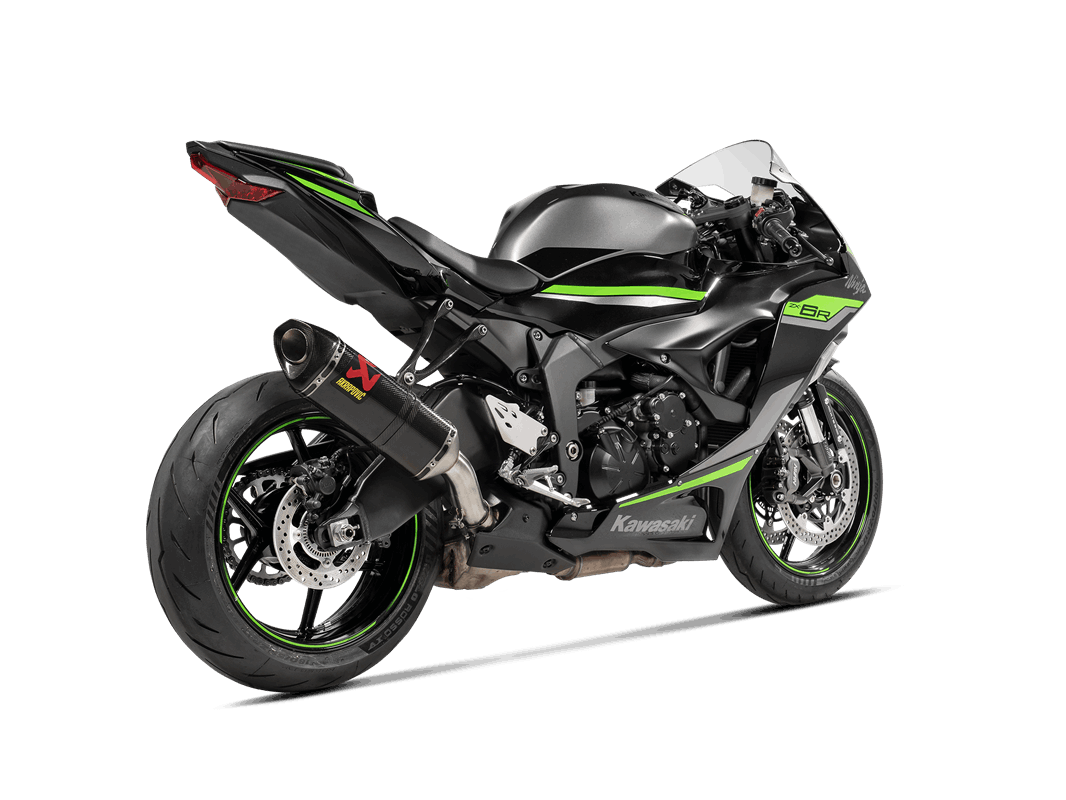 Akrapovic exhaust attachment, bracket (Carbon) for Kawasaki Ninja ZX-6R 600 2009-2016, ZX-6R 636 2013-