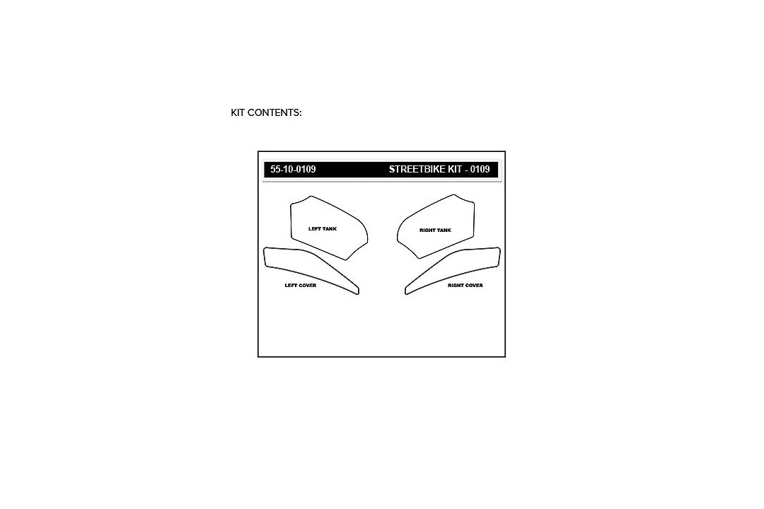 Stompgrip hybrid, Volcano, for Kawasaki Versys 650, 2015-2021