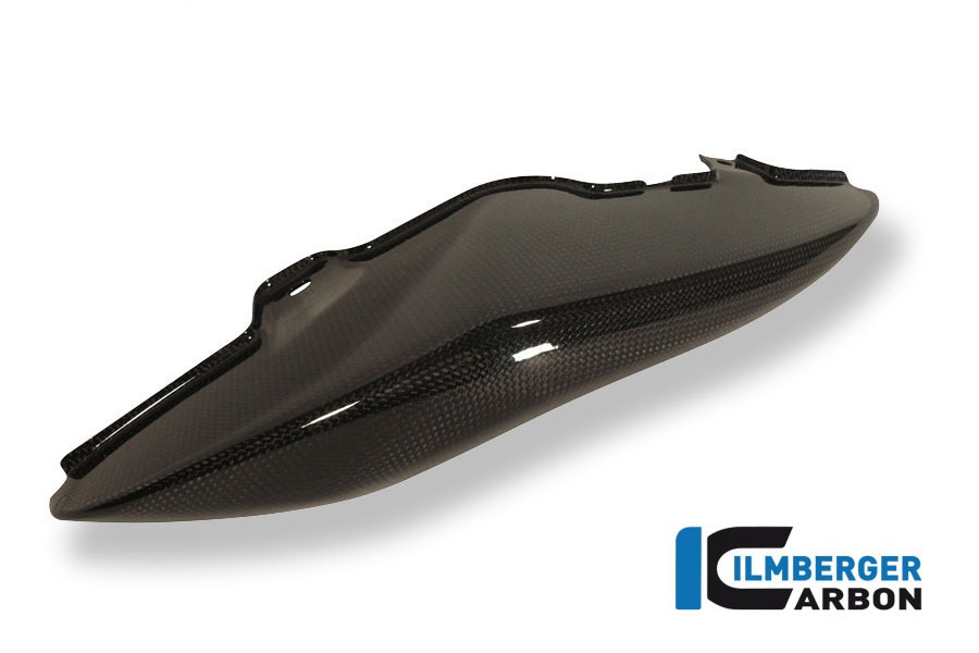 Seitendeckel unterm Sitz links, Carbon