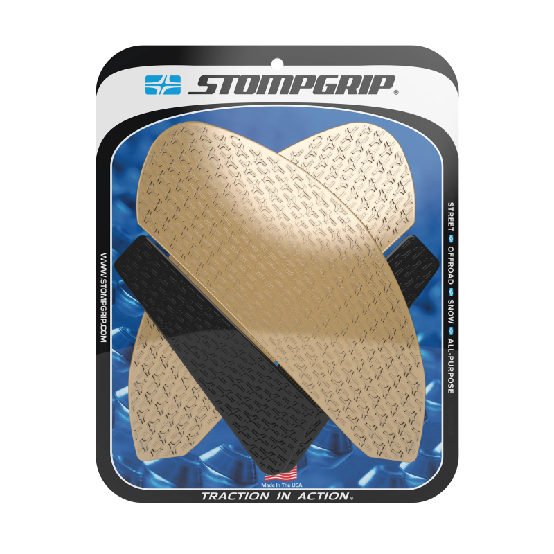 Stompgrip Tank Pad hybrid, Icon, Streetbike Tank Kit, für Yamaha, YZF-R7, 2022-2025