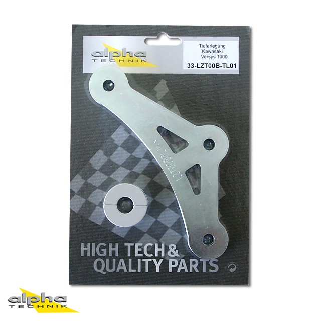 alpha Technik Lowering Kit 35mm for Kawasaki Versys 1000; Type LZT00B; Model Year 2015-